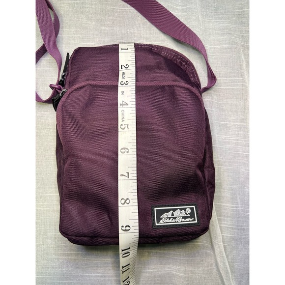 Eddie Bauer Purple Crossbody Casual Travel Adventure Bag - Picture 4 of 8